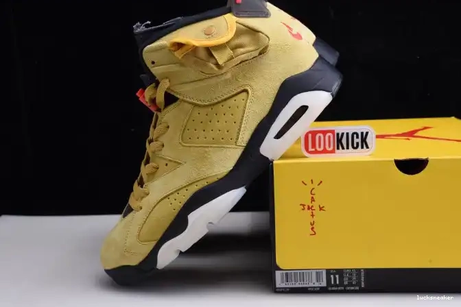 Rep LUCY TRAVIS SCOTT JORDAN X CN1084-300 YELLOW AIR 6 0417